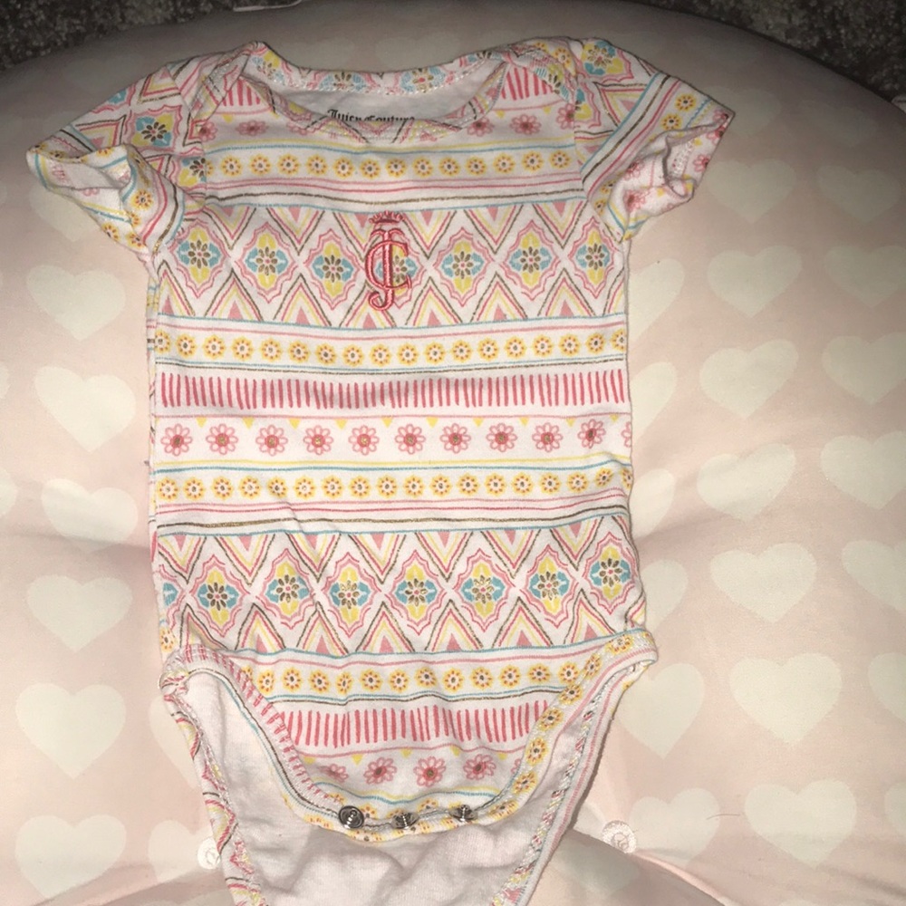 Juicy couture onesie.